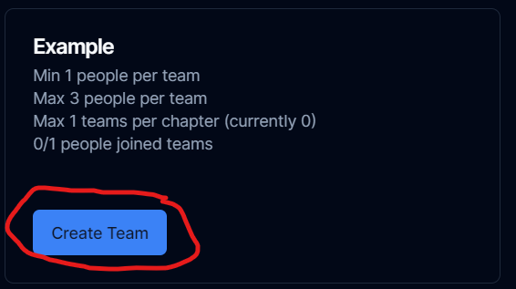 creating a team